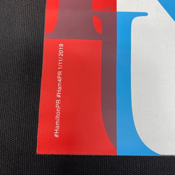 NWOT Hamilton Puerto Rico Rise Up Tote Bag - Picture 7 of 9